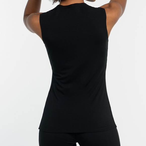 NIC+ZOE Black Soft Eaze Tank Size Medium - Picture 3 of 8